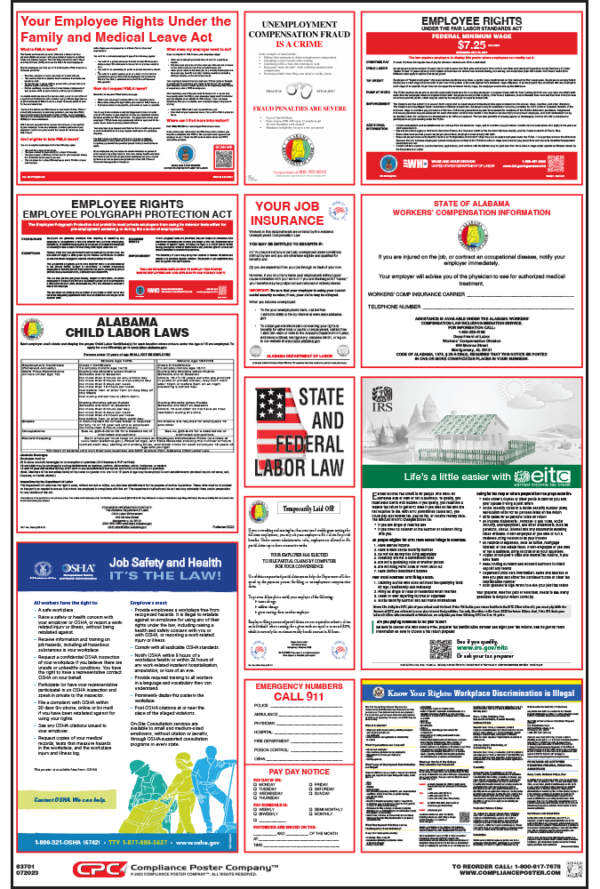 Alabama Labor Law Poster