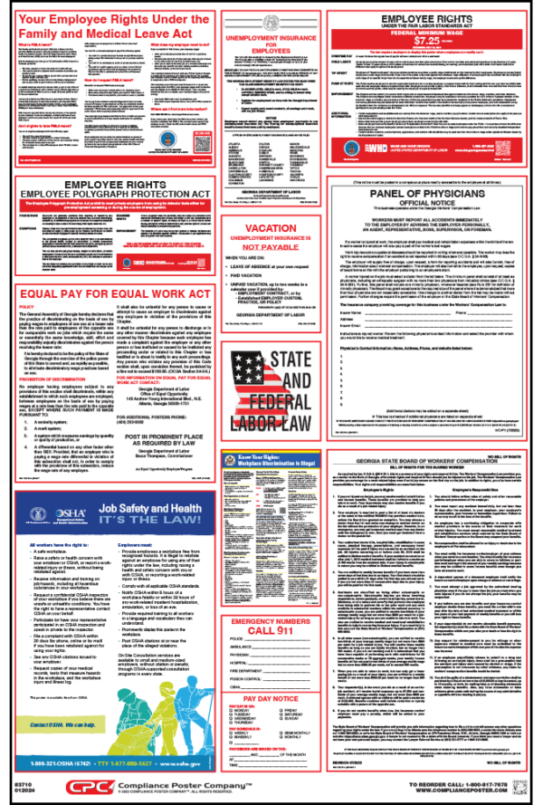 Georgia Labor Law Poster