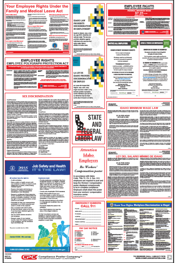 Idaho Labor Law Poster