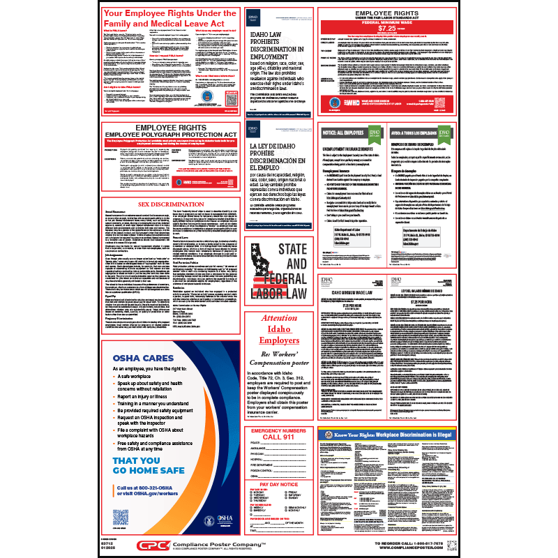 Idaho Labor Law Poster