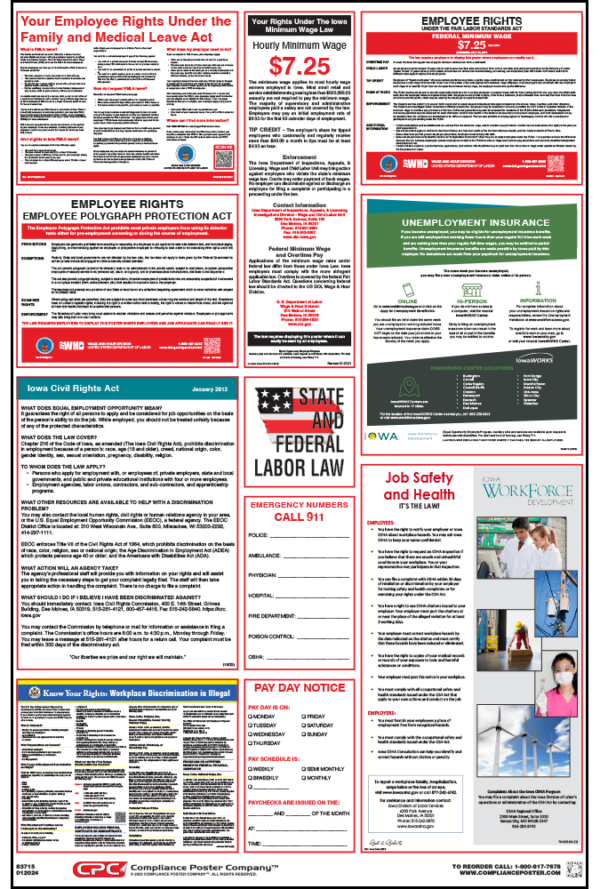 Iowa Labor Law Posters