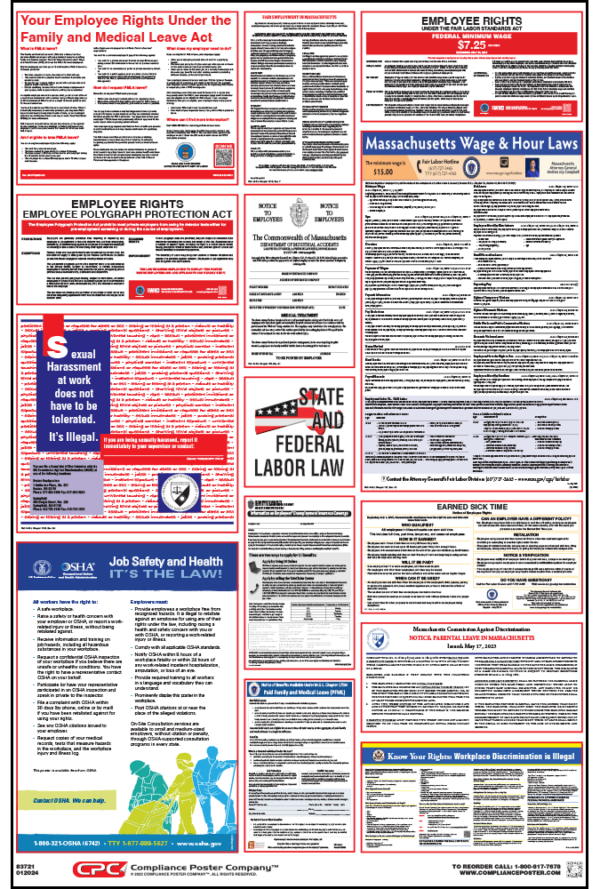 Massachusetts Labor Law Poster