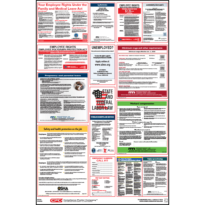 Minnesota Labor Law Poster