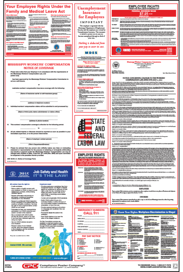 Mississippi Labor Law Posters