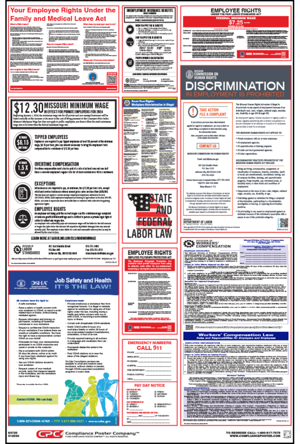 Missouri Labor Law Poster
