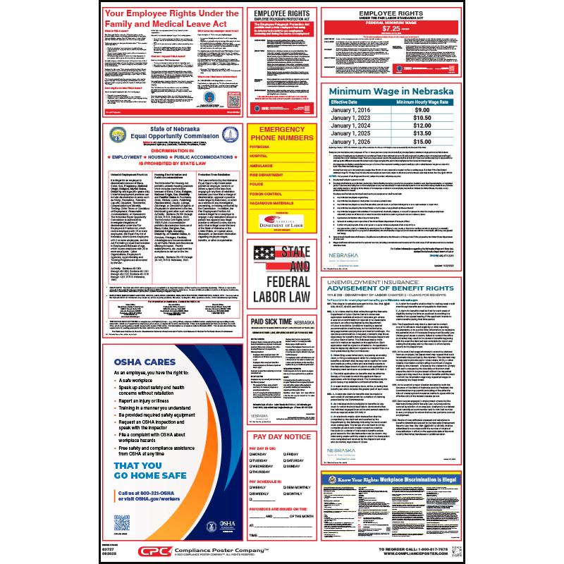 Nebraska Labor Law Poster