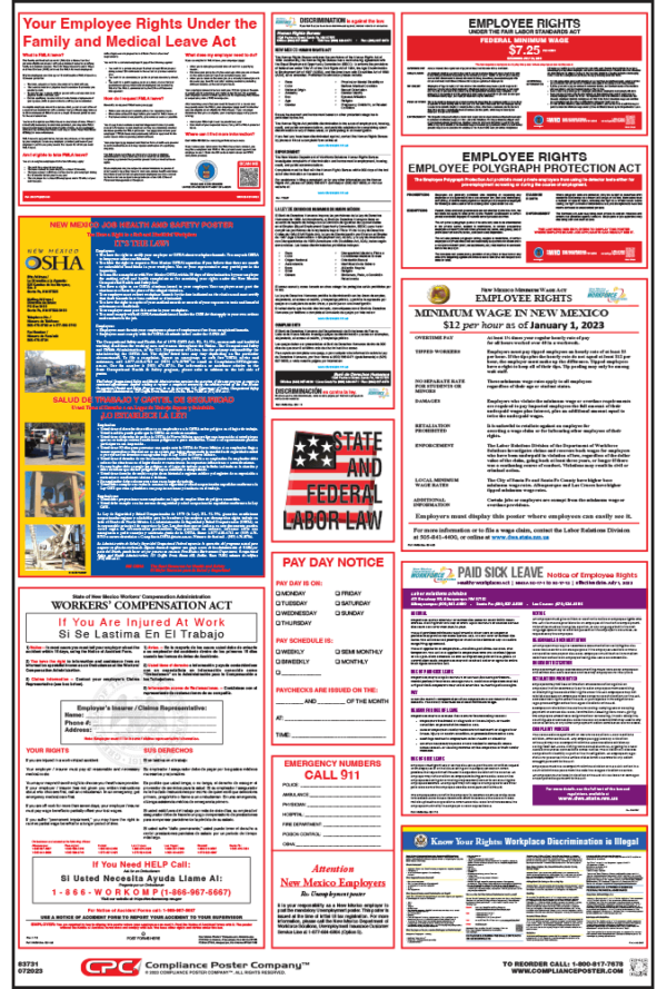 New Mexico Labor Law Poster