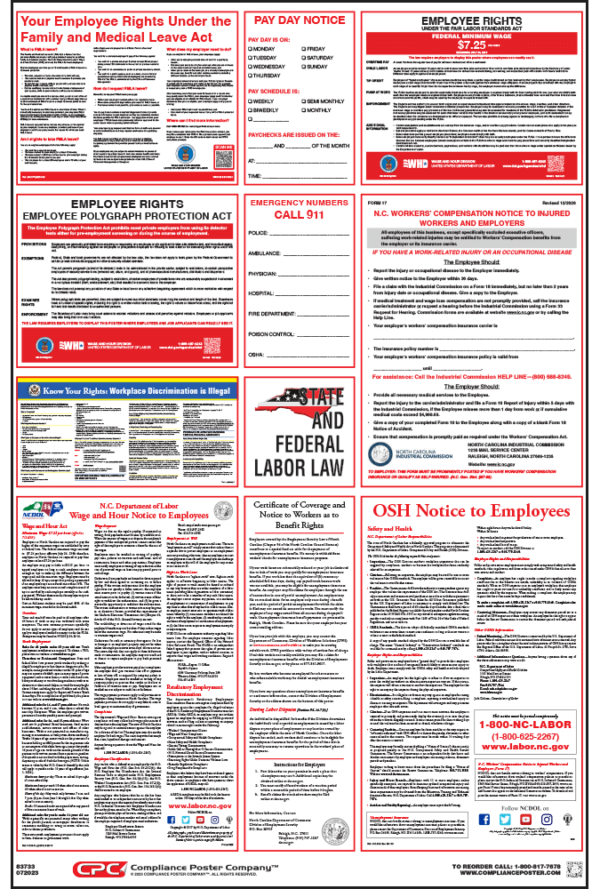 North Carolina Labor Law Posters
