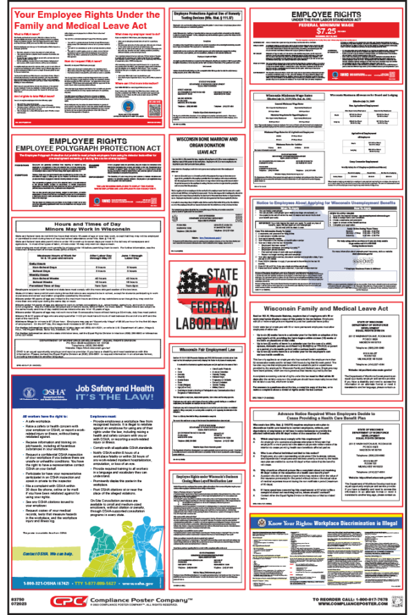 Wisconsin Labor Law Poster
