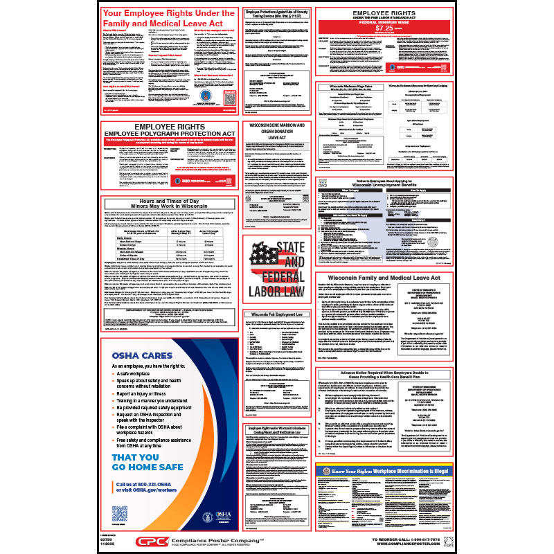 Wisconsin Labor Law Poster