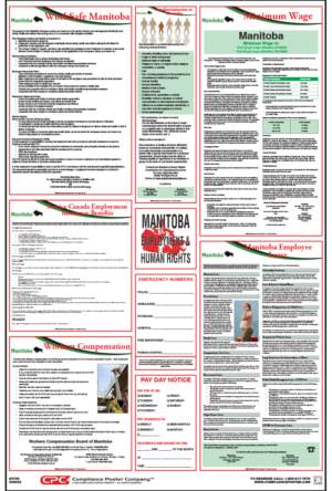Manitoba Labour Law Poster