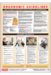 Ergonomics Guidelines Poster