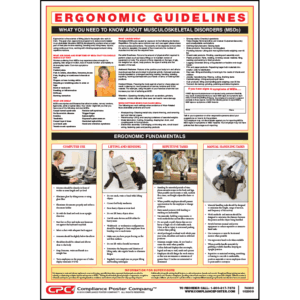 Ergonomics Guidelines Poster