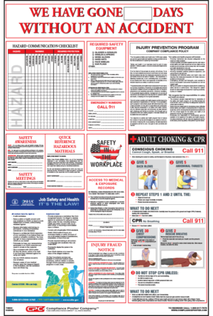 OSHA Workplace Safety Poster