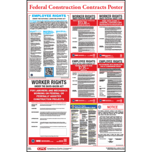 Federal Construction Contracts Poster