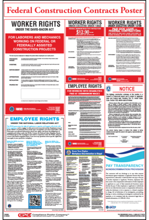 Federal Construction Contracts Poster