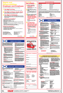 Nova Scotia Labor law compliance Poster