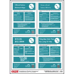 San Jose Minimum Wage Poster