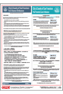 San Francisco Fair Chance & Paid Parental Leave Ordinance