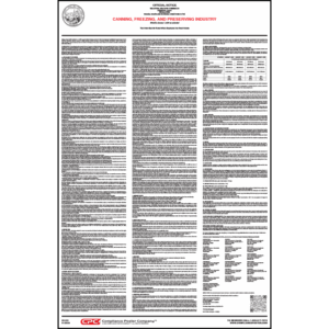 CA IWC Poster #3 - Canning, Freezing & Preserving