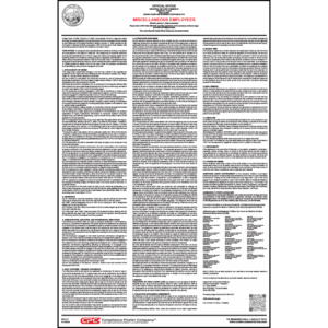 CA IWC Poster #17 - Miscellaneous Employees