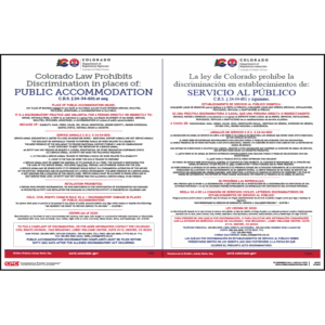 Colorado Anti-Discrimination Poster