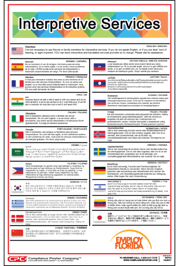 Florida Interpretive Services Poster