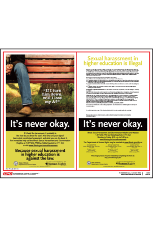 Illinois Sexual Harassment in Higher Education Poster