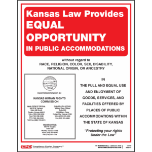Kansas Equal Opportunity in Public Accommodations Poster