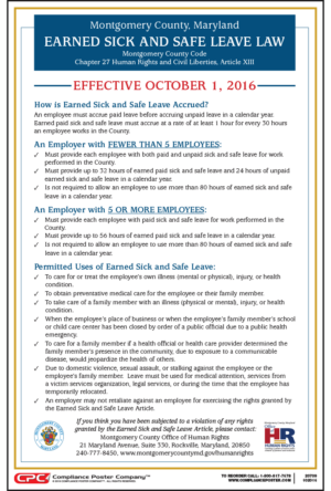 Montgomery County sick leave