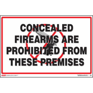 Missouri Concealed Firearm Poster