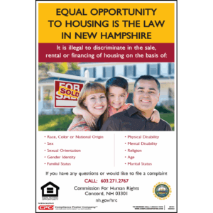 New Hampshire Equal Opportunity for Housing Poster