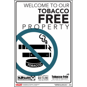 New Jersey No Smoking Poster