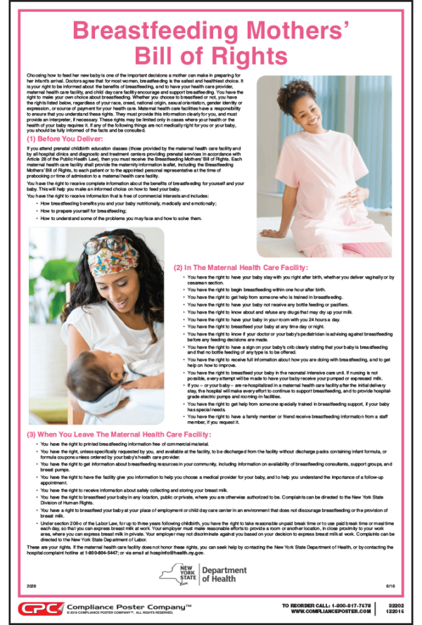 New York Breastfeeding Mothers' Bill of Rights