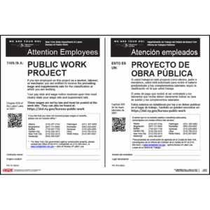 New York Public Work Project Poster