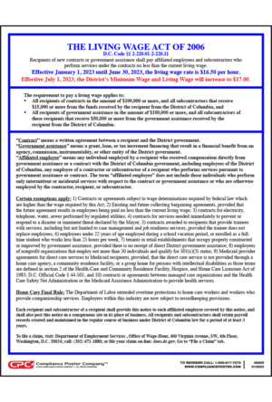 District of Columbia Living Wage Act of 2006