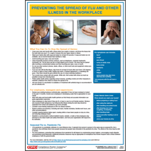 Preventing The Spread Of Flu Poster