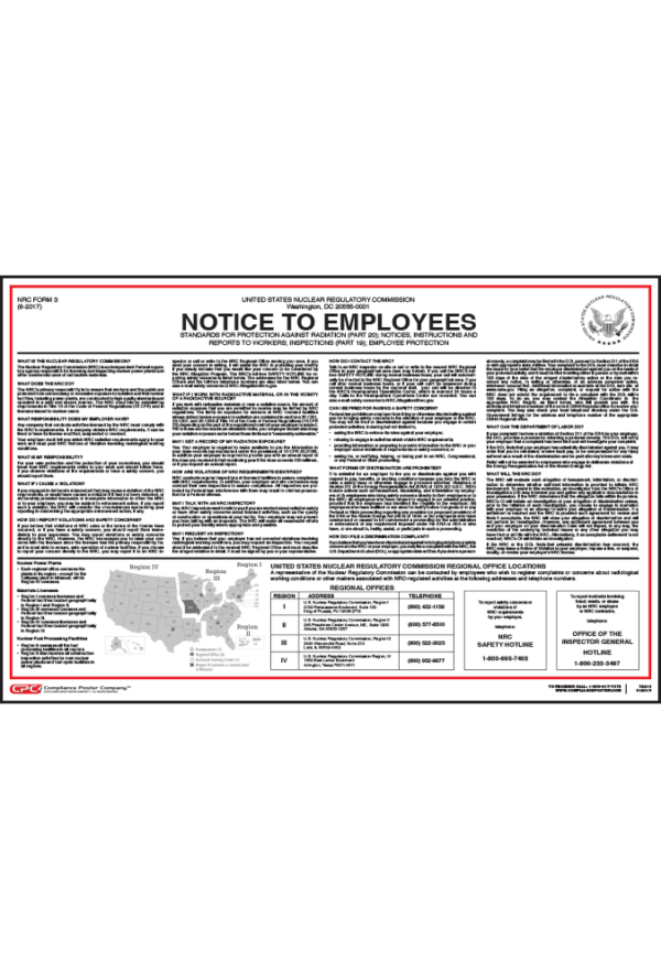 Radiation Notice to Employees