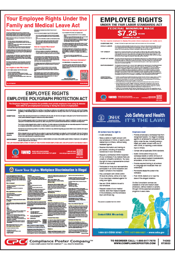 Federal Labor Law Poster