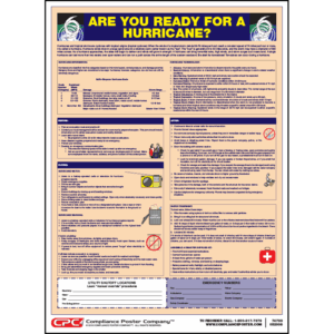 Hurricane Safety Poster