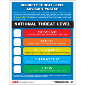 National Threat Advisory Poster