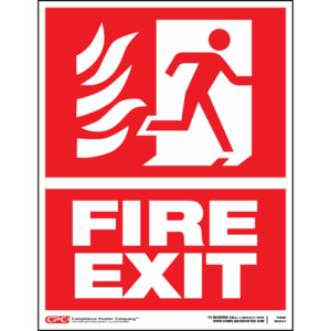 Fire Exit Posters - Poster for Fire Exit