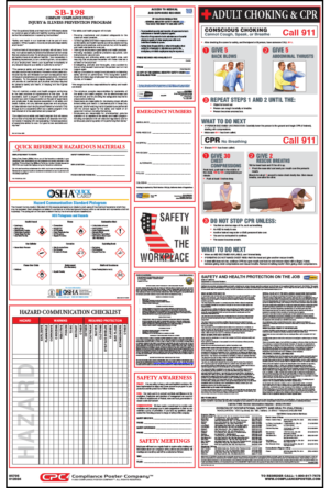 California OSHA Safety Poster