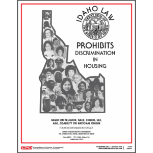 Idaho Fair Housing Poster