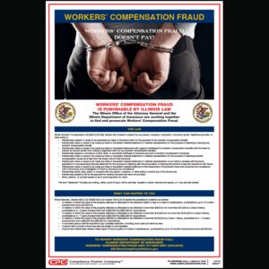 Illinois Workers' Compensation Fraud Poster
