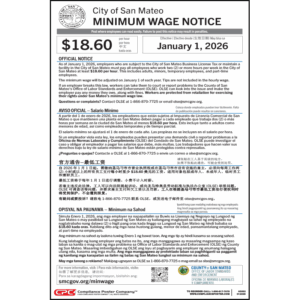 San Mateo 3-language Poster