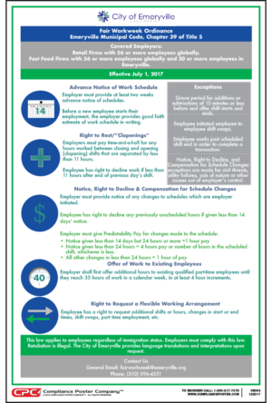 Emeryville Fair Workweek Poster