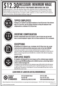 2018 Missouri Minimum Wage Peel 'N Post