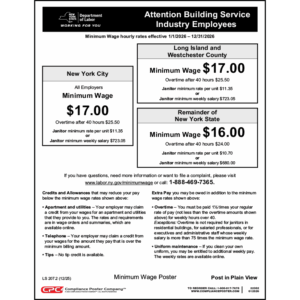 New York Building Service Industry Employees Wage Order