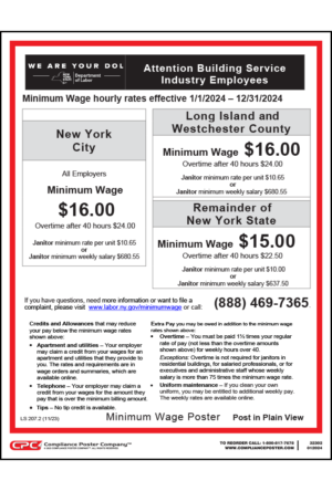 New York Building Service Industry Employees Wage Order